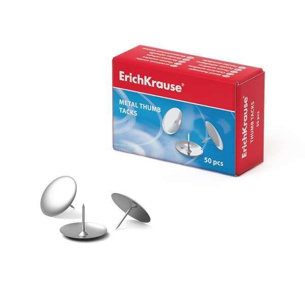 Pioneses de Metal ERICHKRAUSE 7851 (Fio de aço niquelado - Prateado)