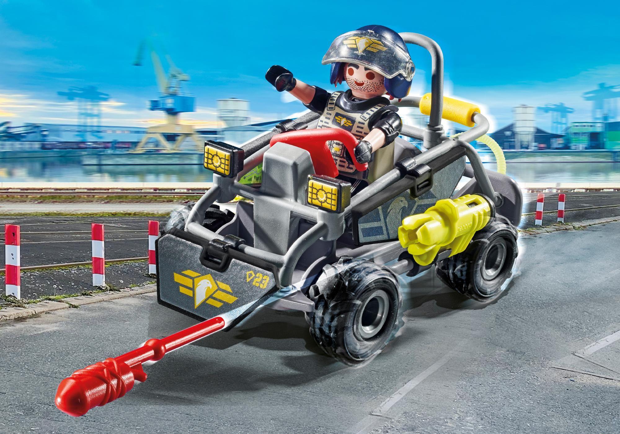 Conjunto PLAYMOBIL City Action 71147 Quad Multiterreno (5 anos - Multicor)