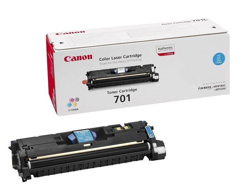 Toner CANON 701 (4.000 páginas - Ciano), miniatura 2