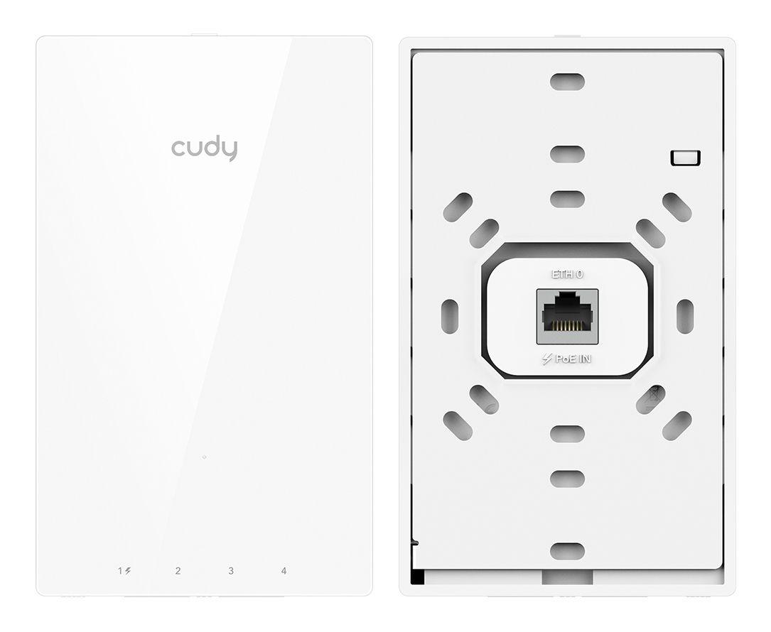 Ponto de Acesso de Parede CUDY AP1300 WALL (Wi-Fi 5 - 1167 Mbit/s - 2,4 GHz e 5 GHz - Branco), miniatura 2