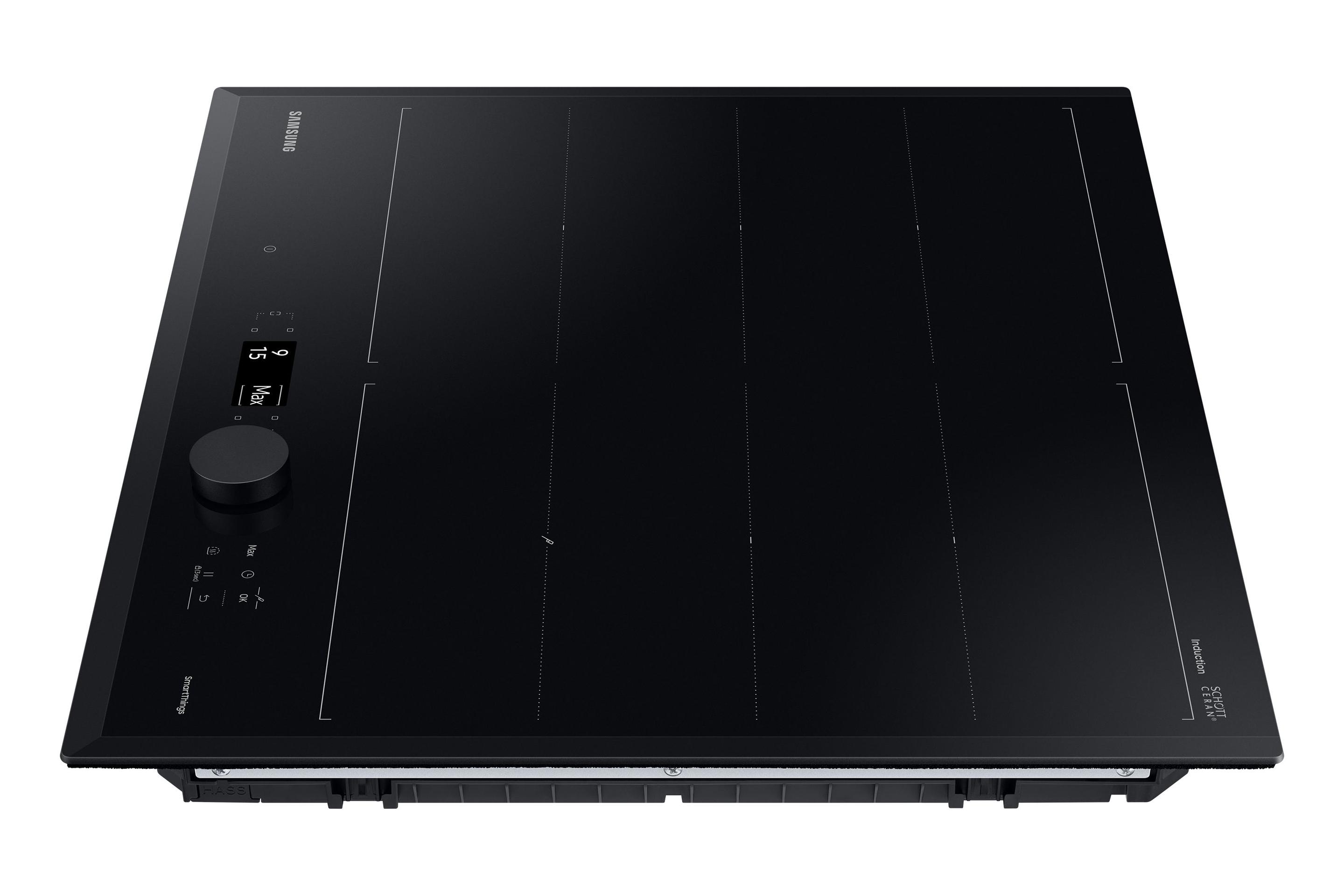 Placa de Indução de Encastre SAMSUNG NZ64B7799KKU1 (4 zonas - 7400 W - Toque - Preto), miniatura 2