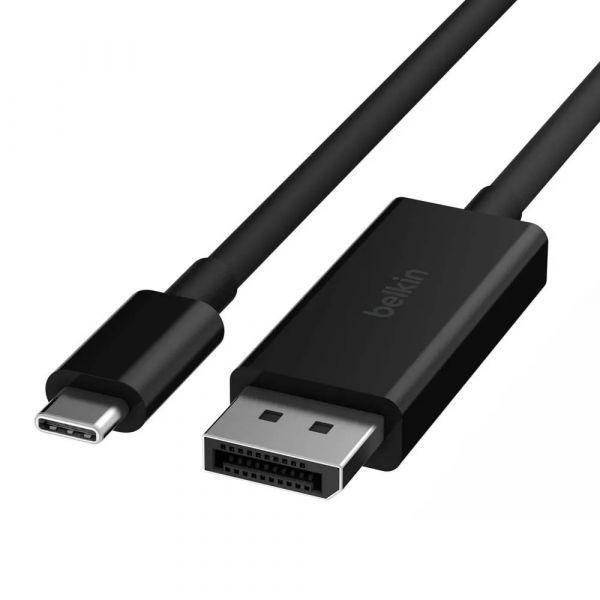 Cabo USB-C para DisplayPort BELKIN AVC014bt2MBK (2 m - USB Type-C - Preto) — miniatura 2