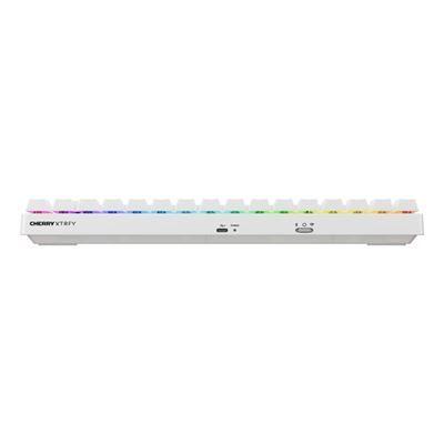 Teclado CHERRY XTRFY K33 Compact Wireless (DE - Rubberdome - Compacto - Branco) — miniatura 3