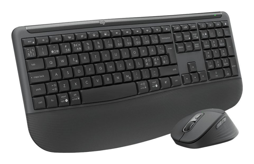 Conjunto Teclado e Rato LOGITECH Signature Comfort Plus Combo MK880 for Business (Inglês - Plunger key switch - Tamanho completo - Grafite), miniatura 2