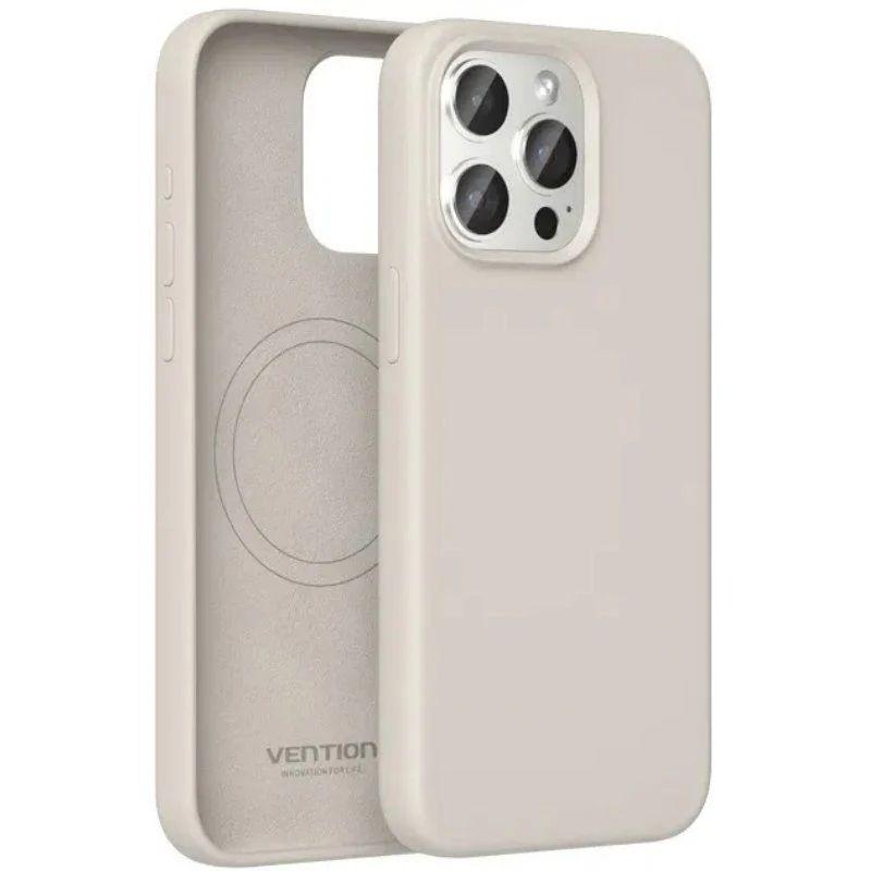 Capa de Silicone VENTION para iPhone 13 Pro Max (iPhone 13 Pro Max - MagSafe - Silicone - Cinza)