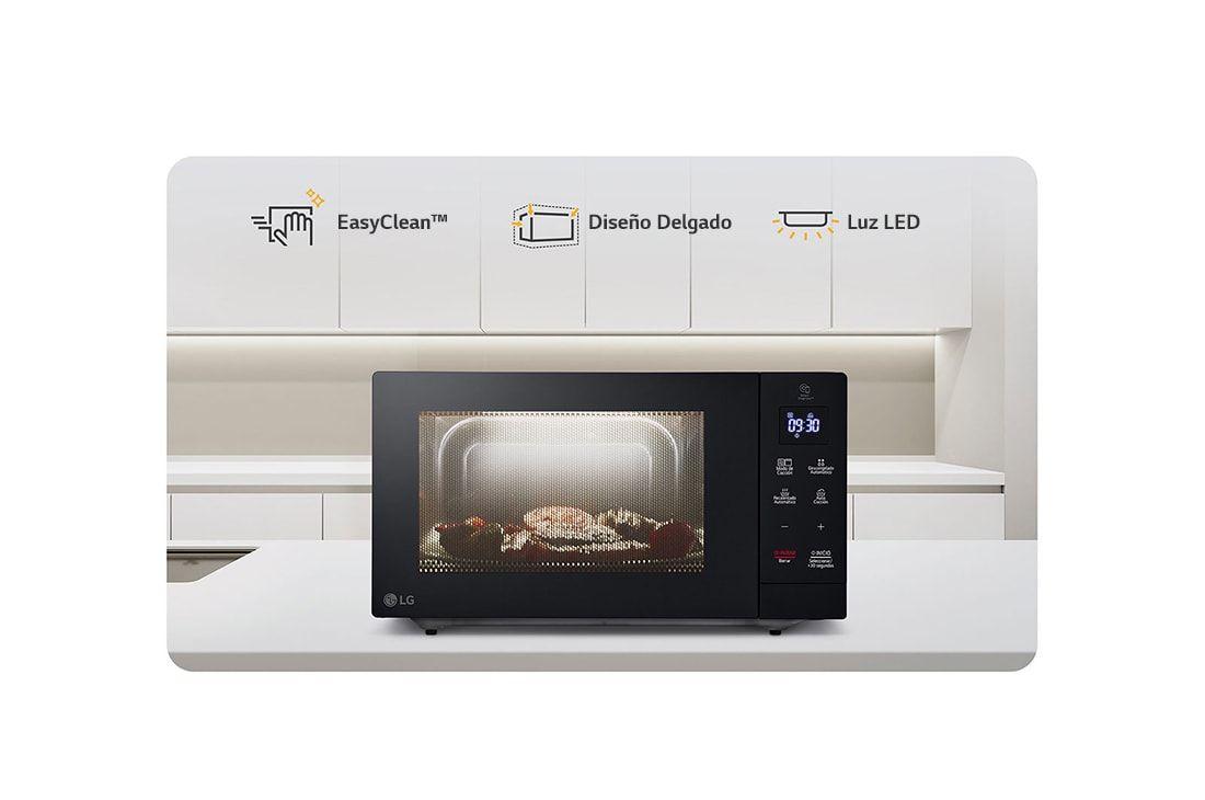 Micro-ondas Independente LG MH7032JAS (900 W - 30 l - Toque - Preto), miniatura 3