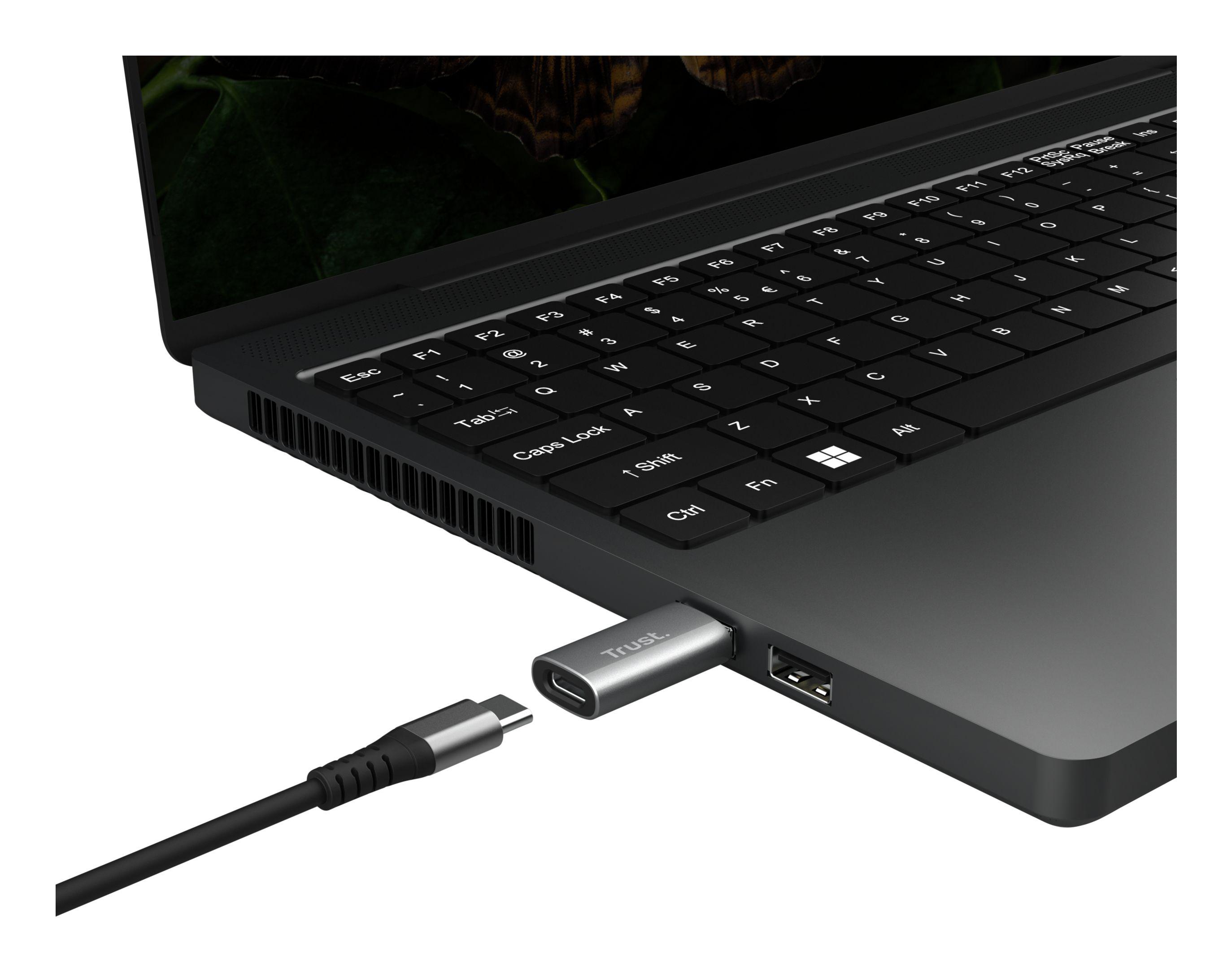 Adaptador USB-A para USB-C TRUST Calyx 25573 (USB Type-A - USB Type-C - Cinzento) — miniatura 3