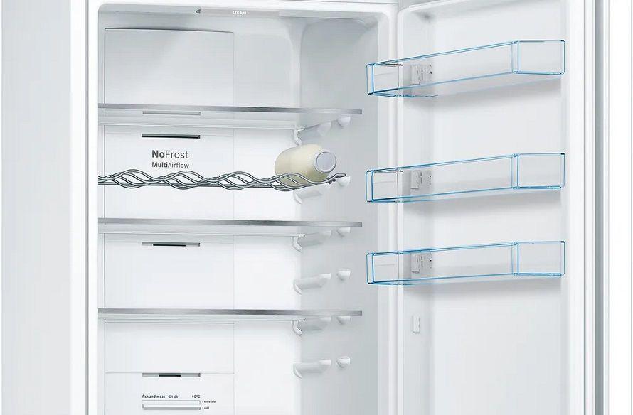 Frigorífico Combinado Independente BOSCH KGN39VWDC (368 l - 203x60x66 cm - 60 cm - Branco) — miniatura 4