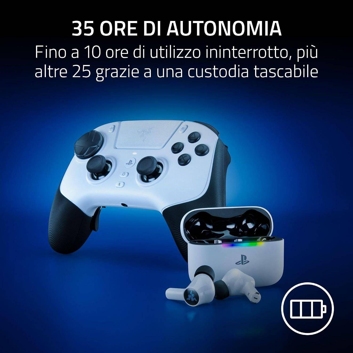 Auscultadores RAZER Hammerhead V3 X HyperSpeed para PlayStation (Binaural - Sem fios - Intra-aural - Branco), miniatura 4
