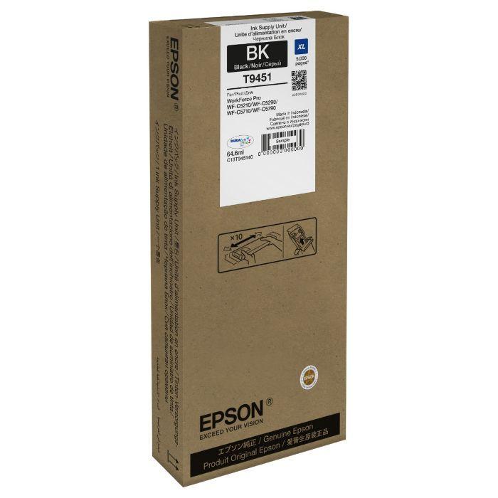 Tinteiro EPSON T9451 C13T945140 (5000 páginas - Preto), miniatura 3