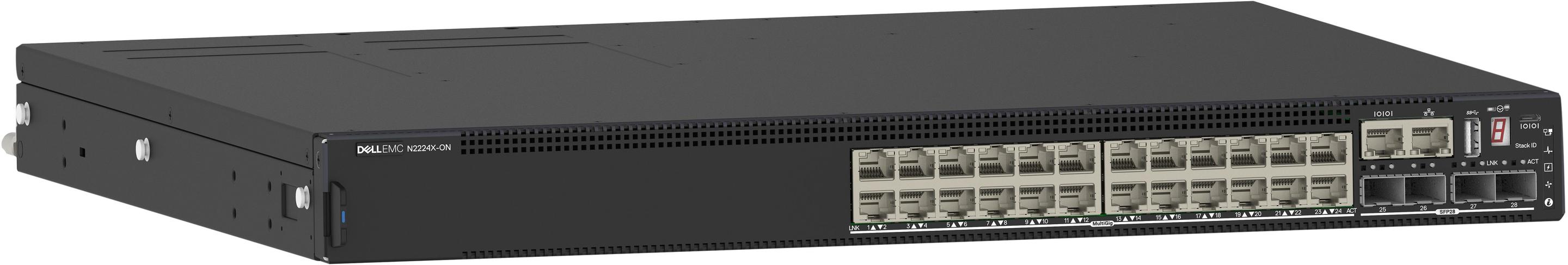 Switch DELL N2224X-ON (2.5G Ethernet - 4 MB - 160 Gbit/s - Preto) — miniatura 7