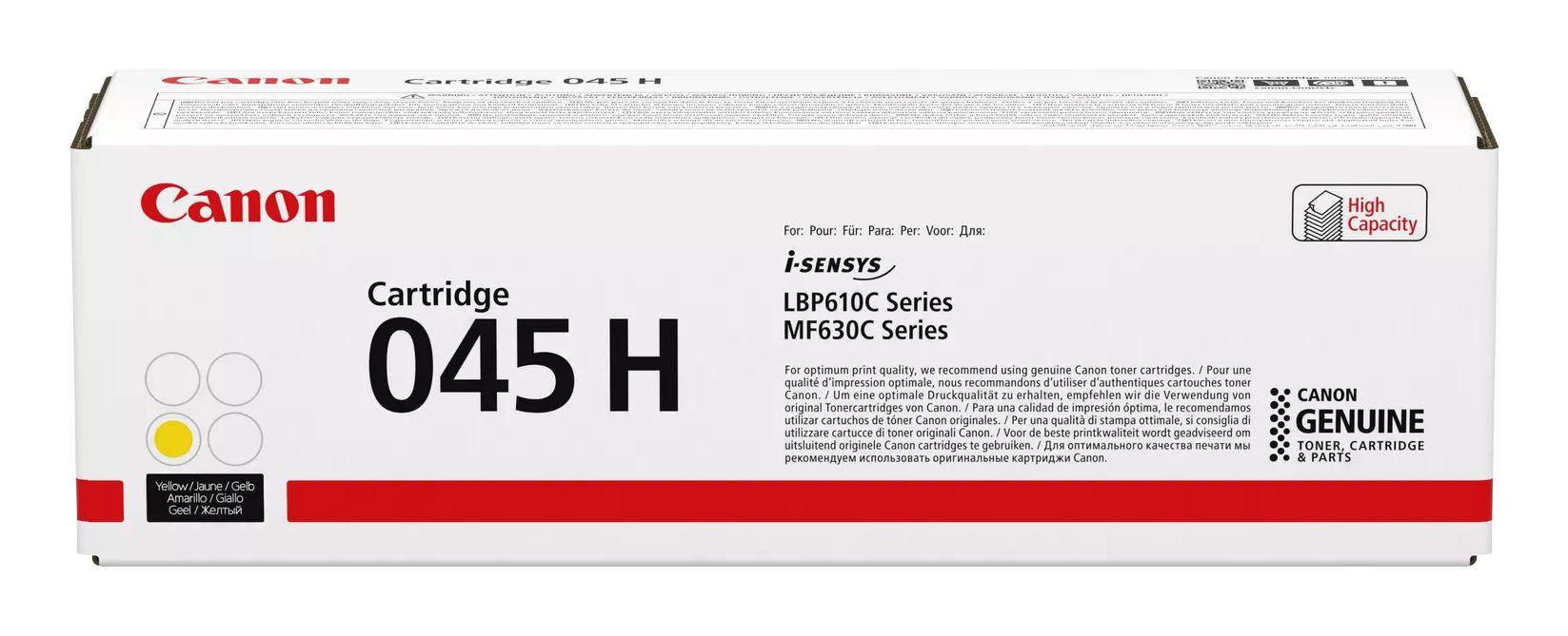 Toner CANON 045H (2200 páginas - Amarelo)