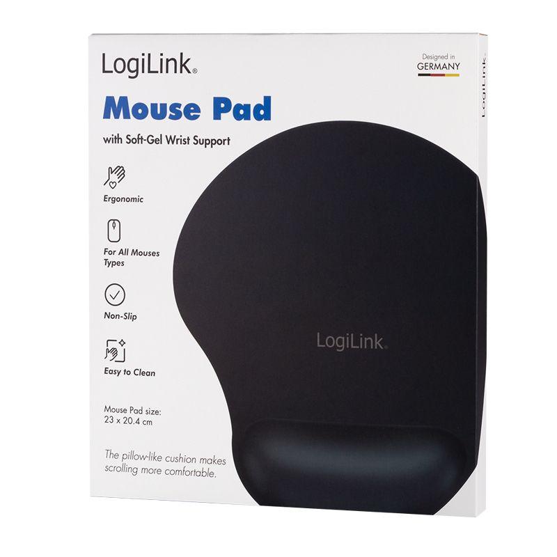 Tapete de Rato LOGILINK ID0027 (Espuma, Gel, Borracha - 2 cm - Preto), miniatura 4
