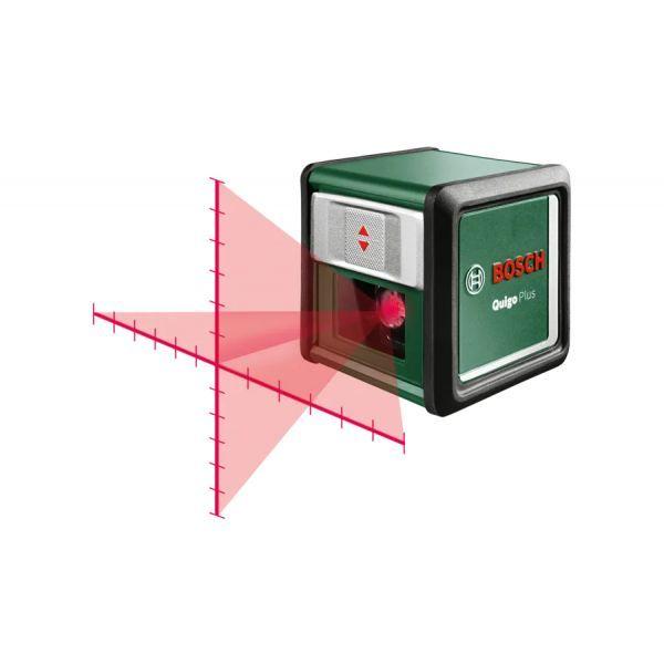 Nível Laser de Linhas Cruzadas BOSCH Quigo Plus (Preto e Verde), miniatura 4