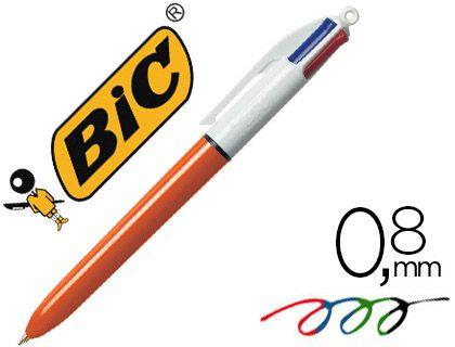 Caneta Esferográfica BIC 4 Colours Original Fine (Laranja/Branco) — miniatura 2