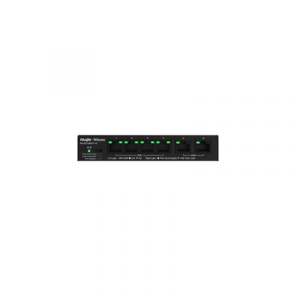 Switch RUIJIE NETWORKS RG-ES106D-P V2 (10/100 Mbps - IEEE 802.3af/at - Transparente), miniatura 2