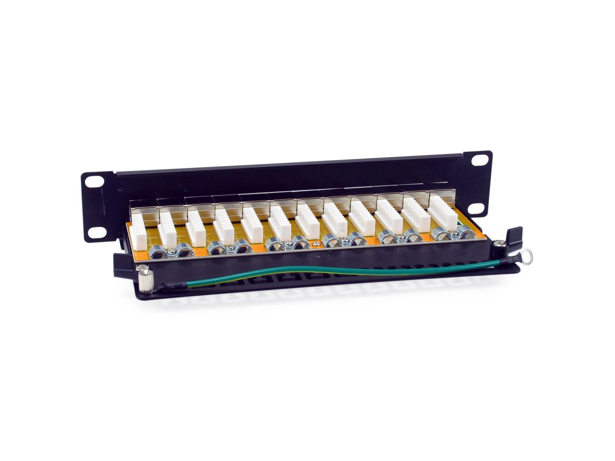 Painel de Patch EQUIP 326623 (12 Portas RJ45 Cat6a - 10" FTP - 1U - Preto) — miniatura 3