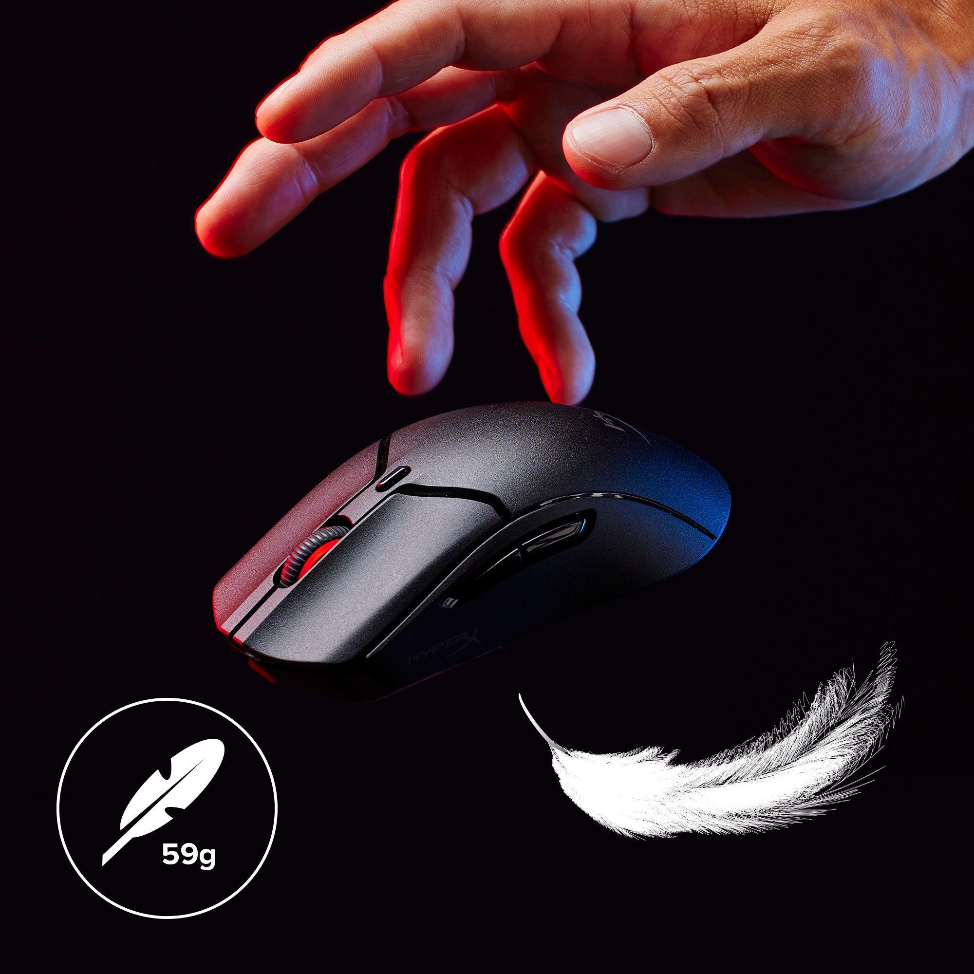 Rato HYPERX Pulsefire Haste 2 Mini Wireless (Ambidestro - 26000 DPI - Ótico - Preto) — miniatura 7