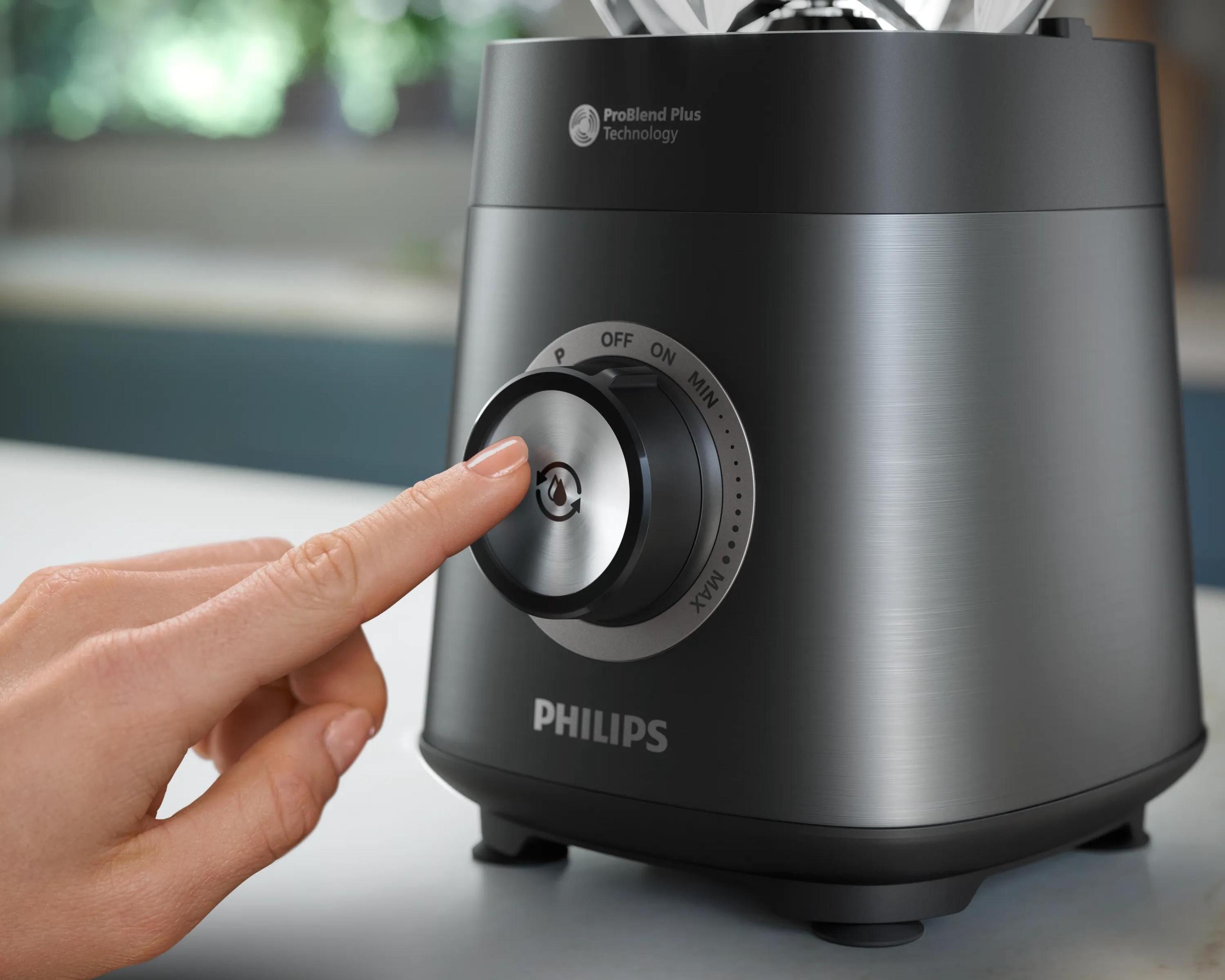 Liquidificadora PHILIPS 5000 Series HR3040/00 (Liquidificador - 1200 W - 21000 RPM - Preto), miniatura 4