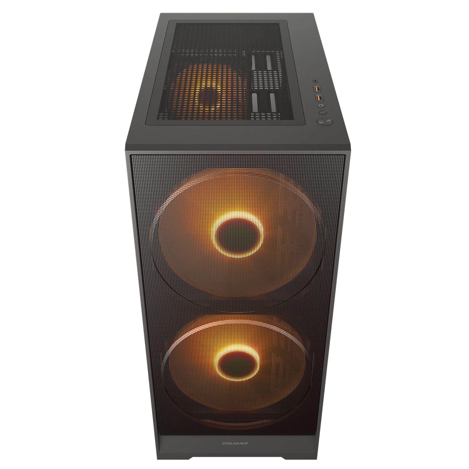 Caixa de Computador COUGAR Airface 180 CGR-5VA4B-RGB (ATX, CEB, Micro ATX, Mini-ITX - Midi Tower - 17 cm - Preto), miniatura 4