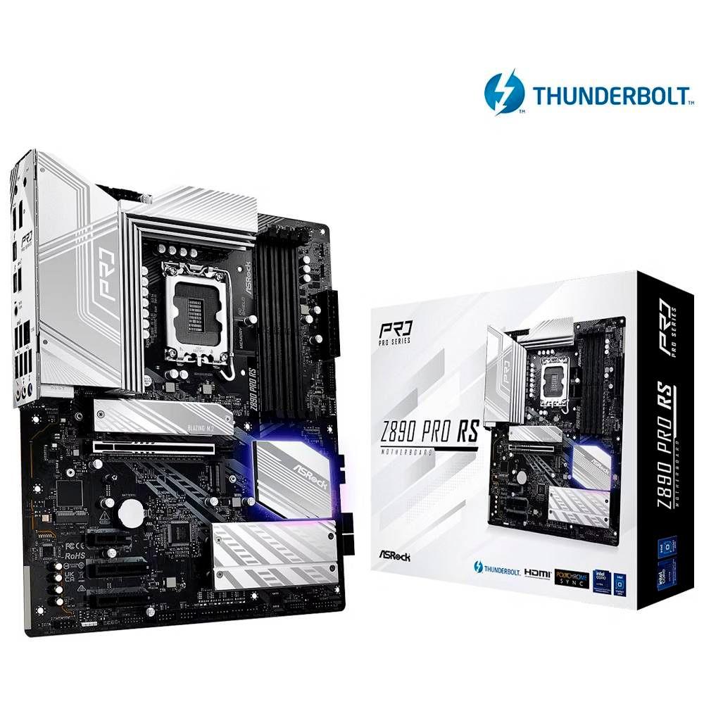 Motherboard ASROCK Z890 Pro RS (LGA 1851 - Intel Core Ultra, Série 2 - ATX), miniatura 2