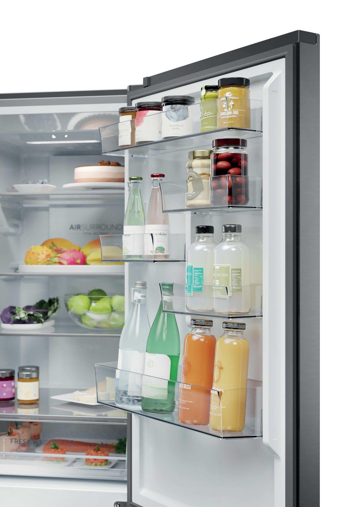 Frigorífico Combinado Independente HAIER HDPR1618ANPK (355 L - 185x59,5x66,7 cm - 185 cm - Inox), miniatura 9