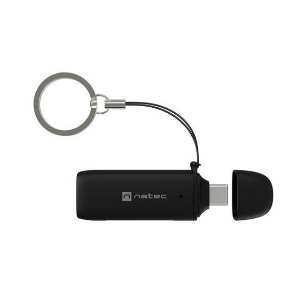 Leitor de Cartões de Memória NATEC Scarab C NCZ-2365 (USB-C 3.2 Gen 1 - SD e microSD - Preto), miniatura 3