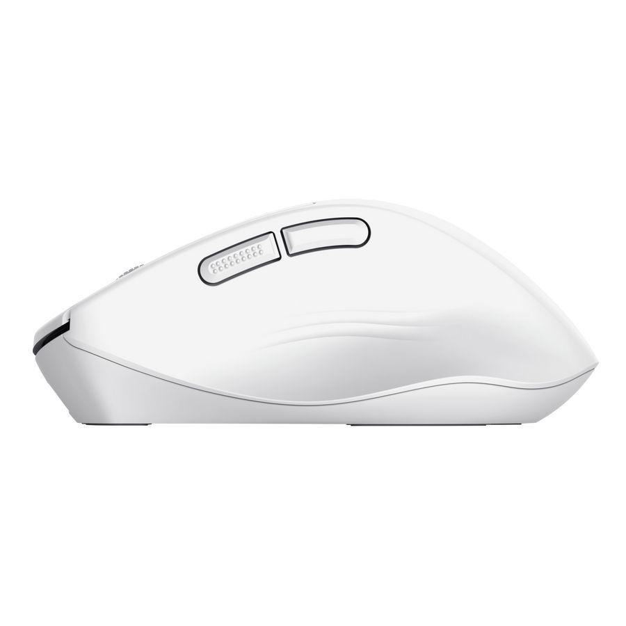 Rato TRUST Niven (Mão direita - 3200 DPI - RF Wireless+Bluetooth - Branco) — miniatura 5