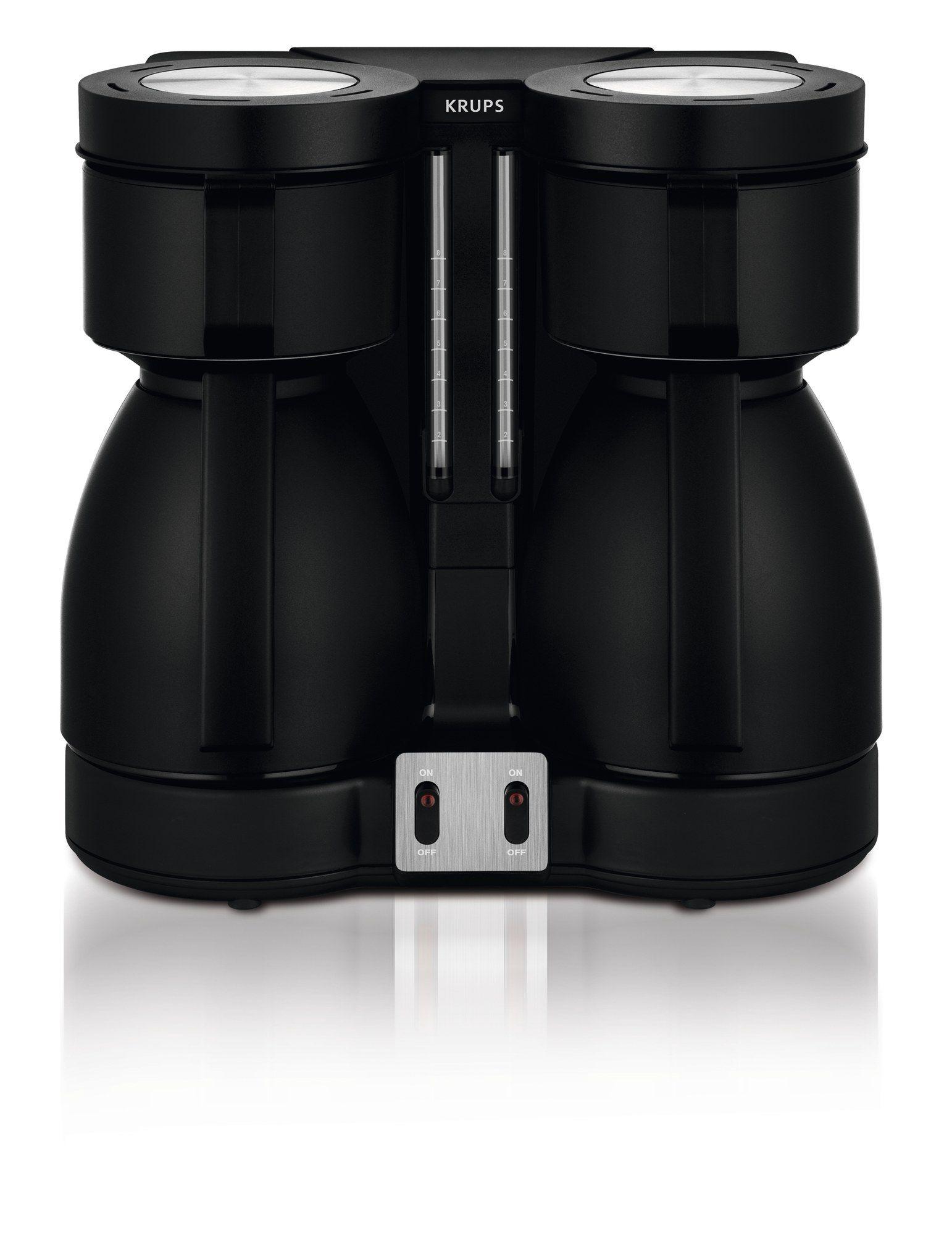 Máquina de Café de Filtro KRUPS KT8501 (Café moído - 1700 W - 16 chávenas - Preto)