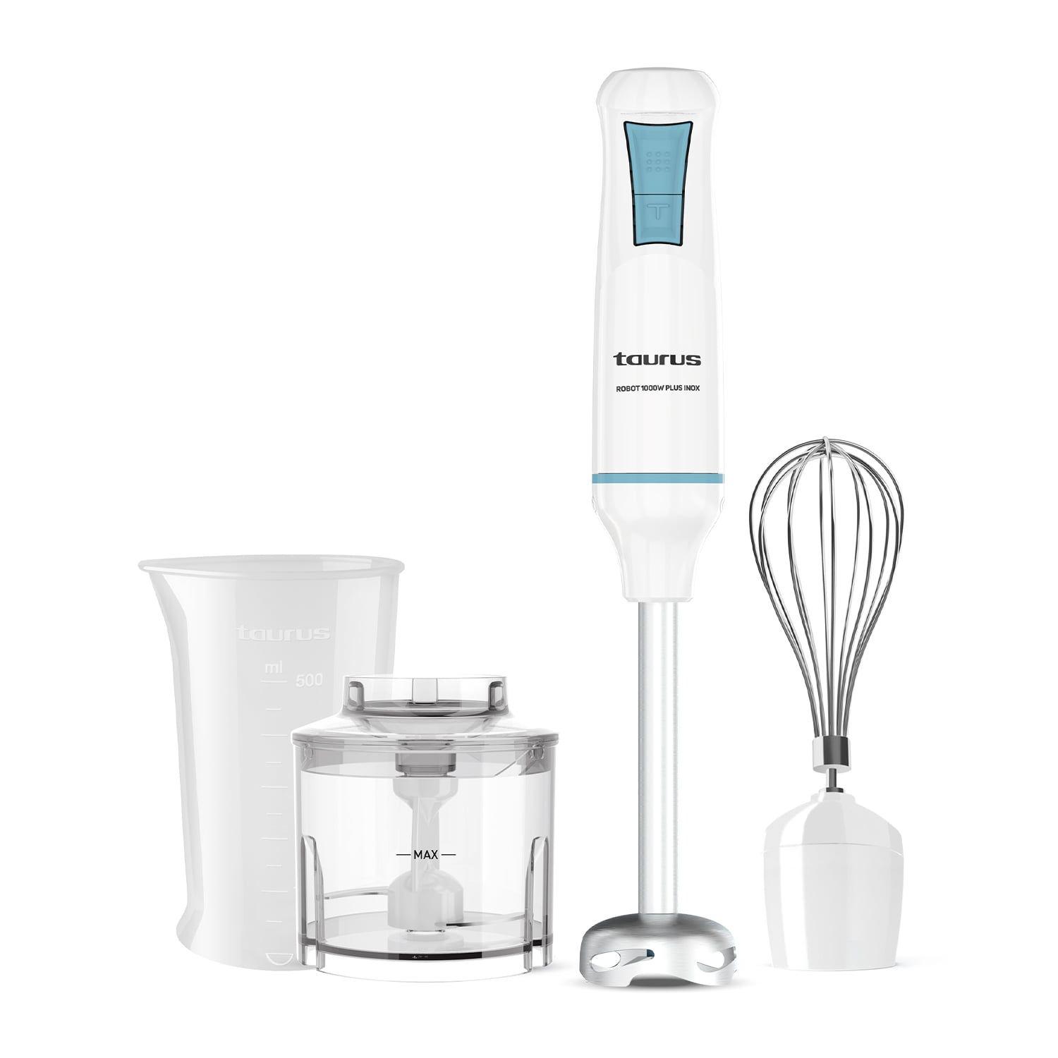 Varinha Mágica TAURUS Robot 1000 Plus Inox (1000 W - Branco e Azul) — imagem 1