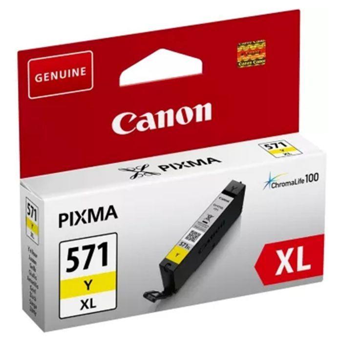 Tinteiro CANON CLI-571XL (715 páginas - Pixma MG575x, MG685x, MG775x - Amarelo) — miniatura 3