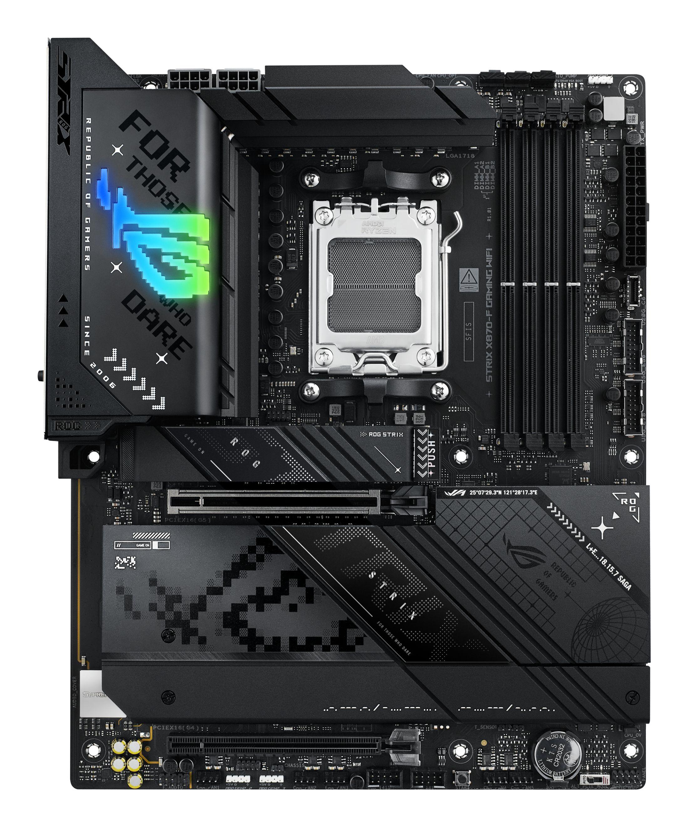 Motherboard ASUS ROG Strix X870-F Gaming WiFi (AM5 - ATX - Duplo canal - Preto), miniatura 3