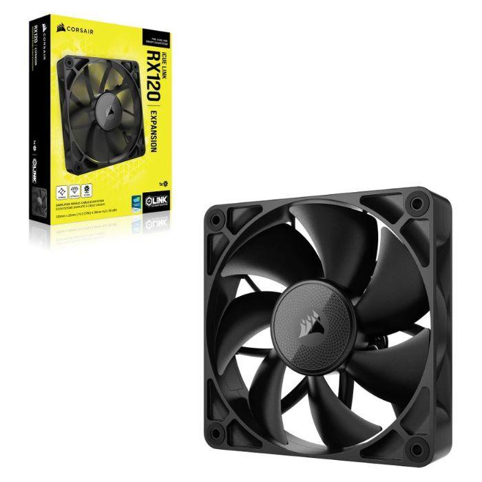 Ventoinha para Caixa de PC CORSAIR RX120 iCUE LINK (Preto), miniatura 4