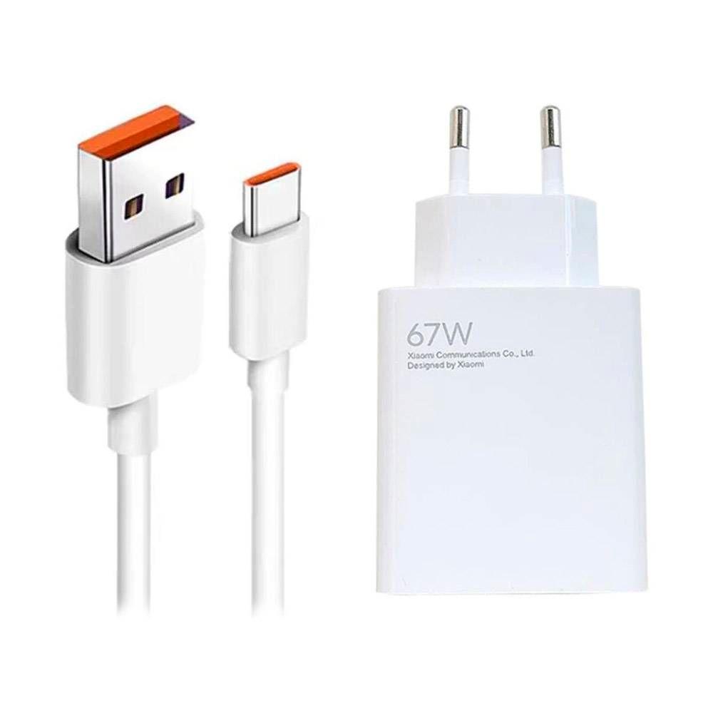 Carregador XIAOMI 67W HyperCharge Combo Type-A (67 W - Branco) — miniatura 3