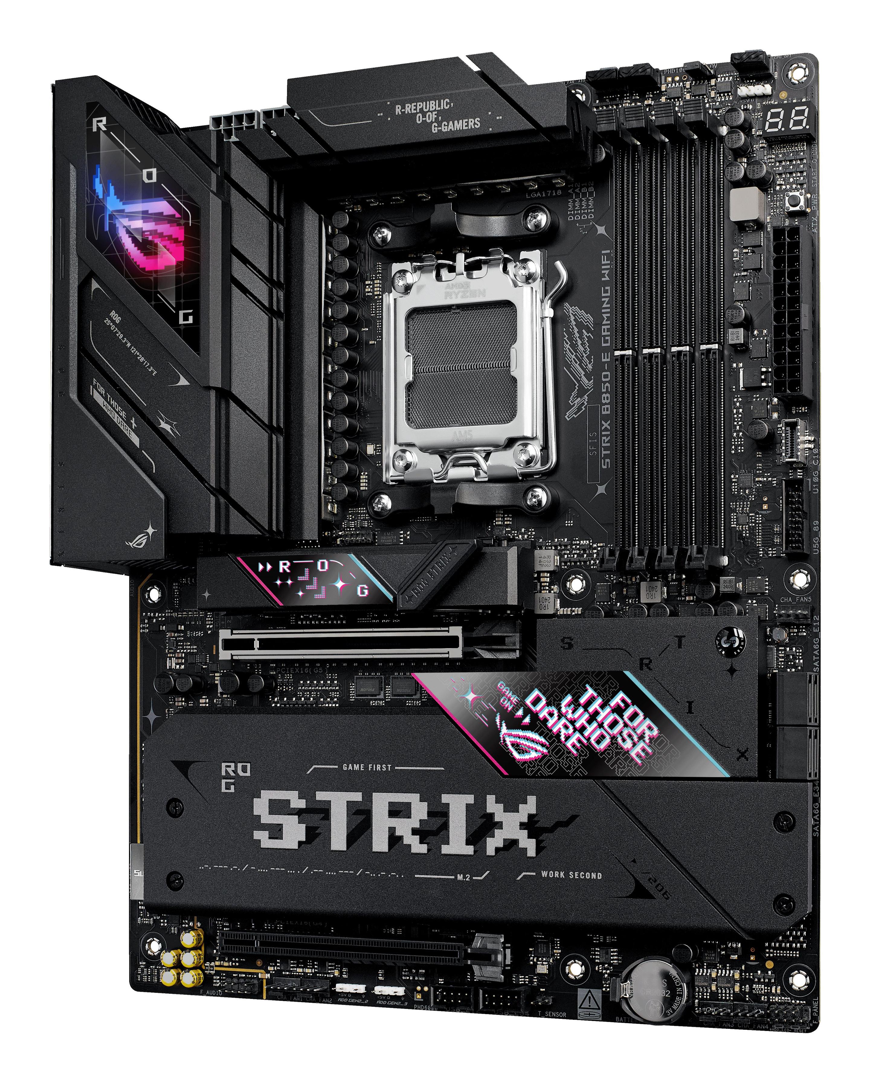 Motherboard ASUS ROG STRIX B850-E GAMING WIFI (AM5 - ATX - Duplo canal - Preto) — miniatura 3