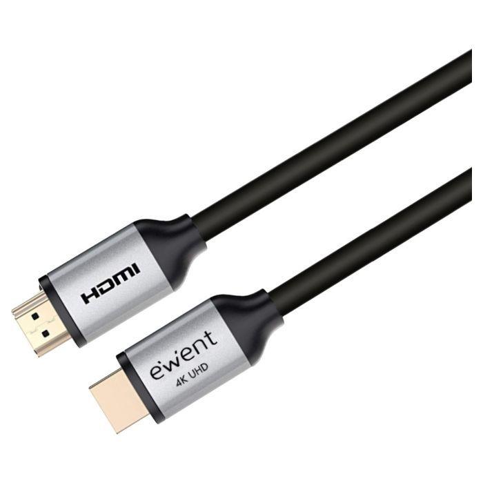 Cabo HDMI EWENT EC1346 (1,8 m - HDMI Type A - Preto) — miniatura 2