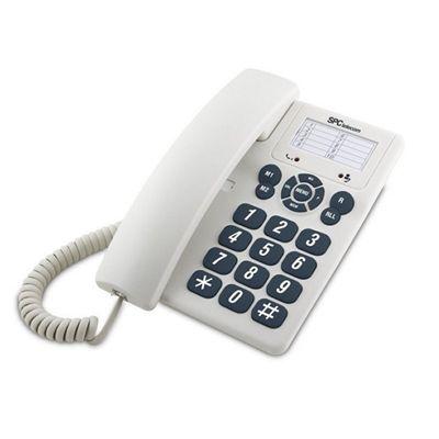 Telefone Fixo com Fios SPC Original 3602 (Branco)