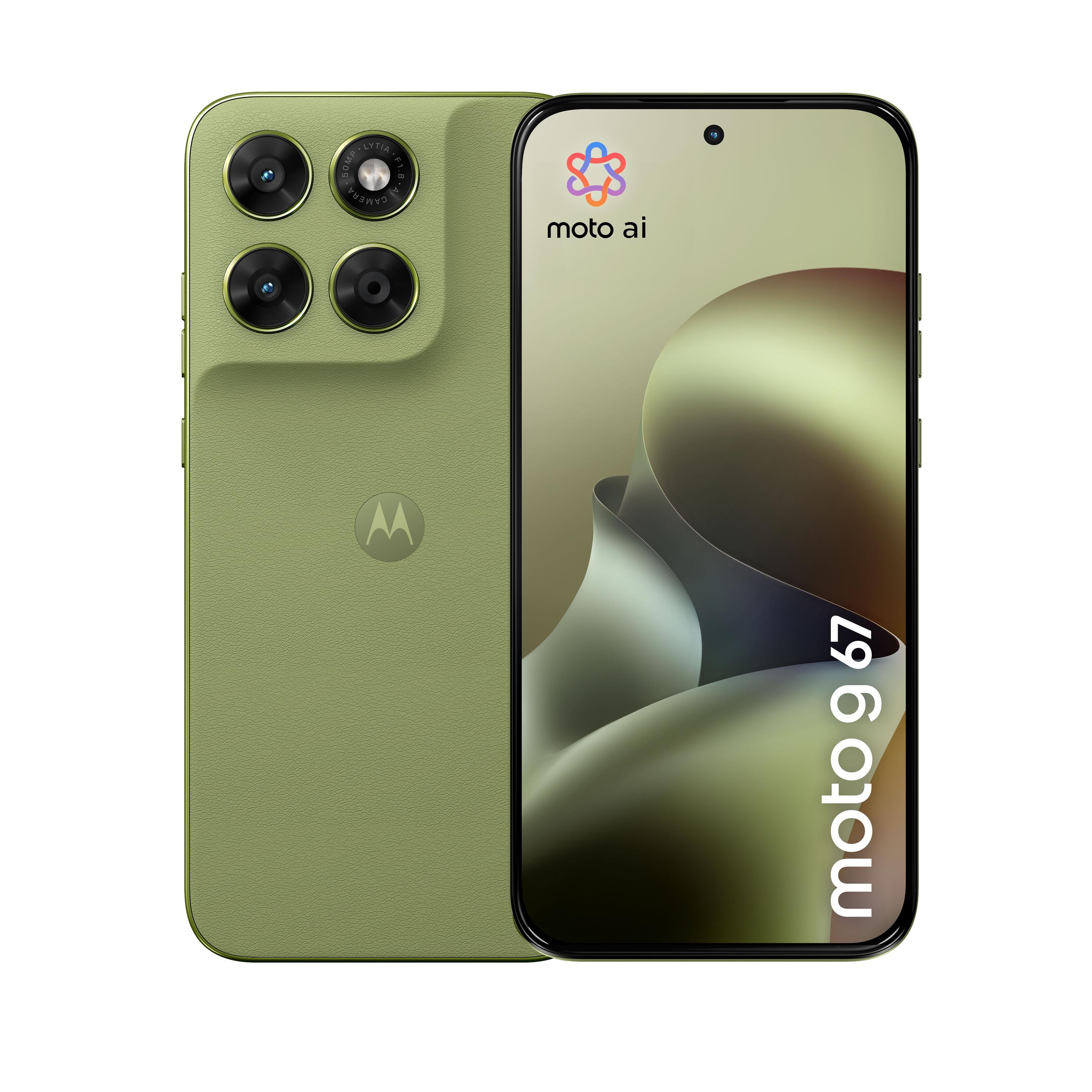 Smartphone MOTOROLA moto g67 5G (4GB/256GB - 6,8" - Verde)