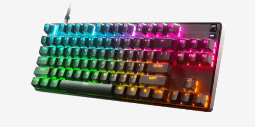 Teclado STEELSERIES Apex 9 TKL (Inglês - Switch opto-mecânico - 80 - Preto)