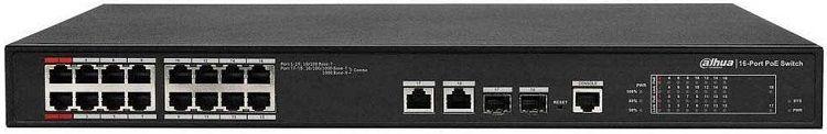 Switch PoE DAHUA PFS4218-16ET-240-V3 (Gigabit Ethernet - 10/100 Mbps - 8,8 Gbit/s - Preto), miniatura 5