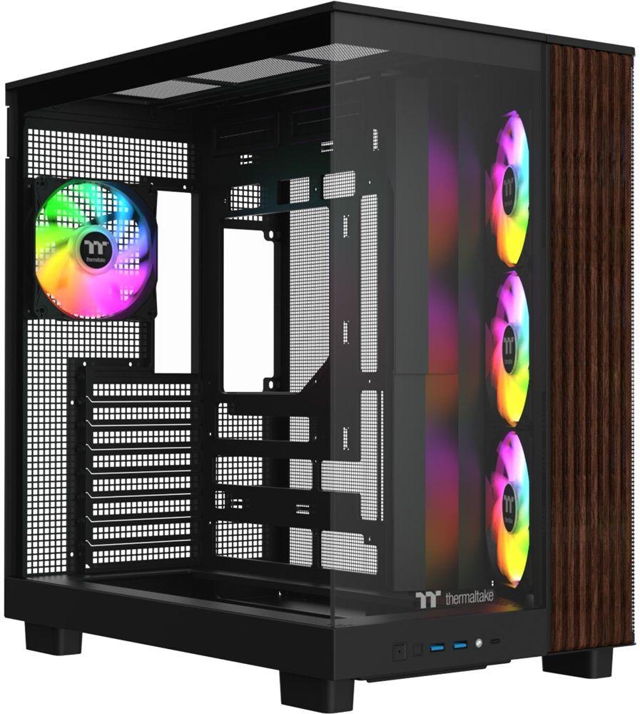 Caixa PC THERMALTAKE View 380 XL WS ARGB (ATX, micro ATX, Mini-ITX - PS2 - 2.5" - Preto) — miniatura 2