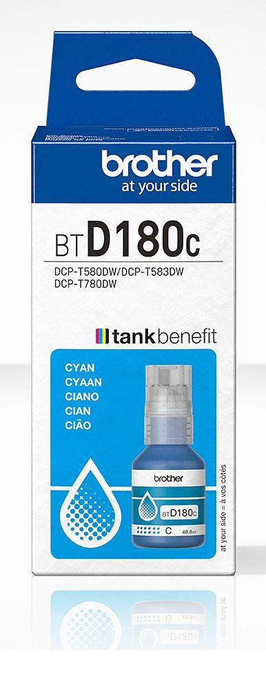 Recarga de Tinta BROTHER BTD180C (5000 páginas - Ciano)