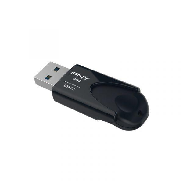 Pen USB PNY Attaché 4 (USB Type-A - USB 3.2 Gen 1 - Sem tampa - Preto), miniatura 3