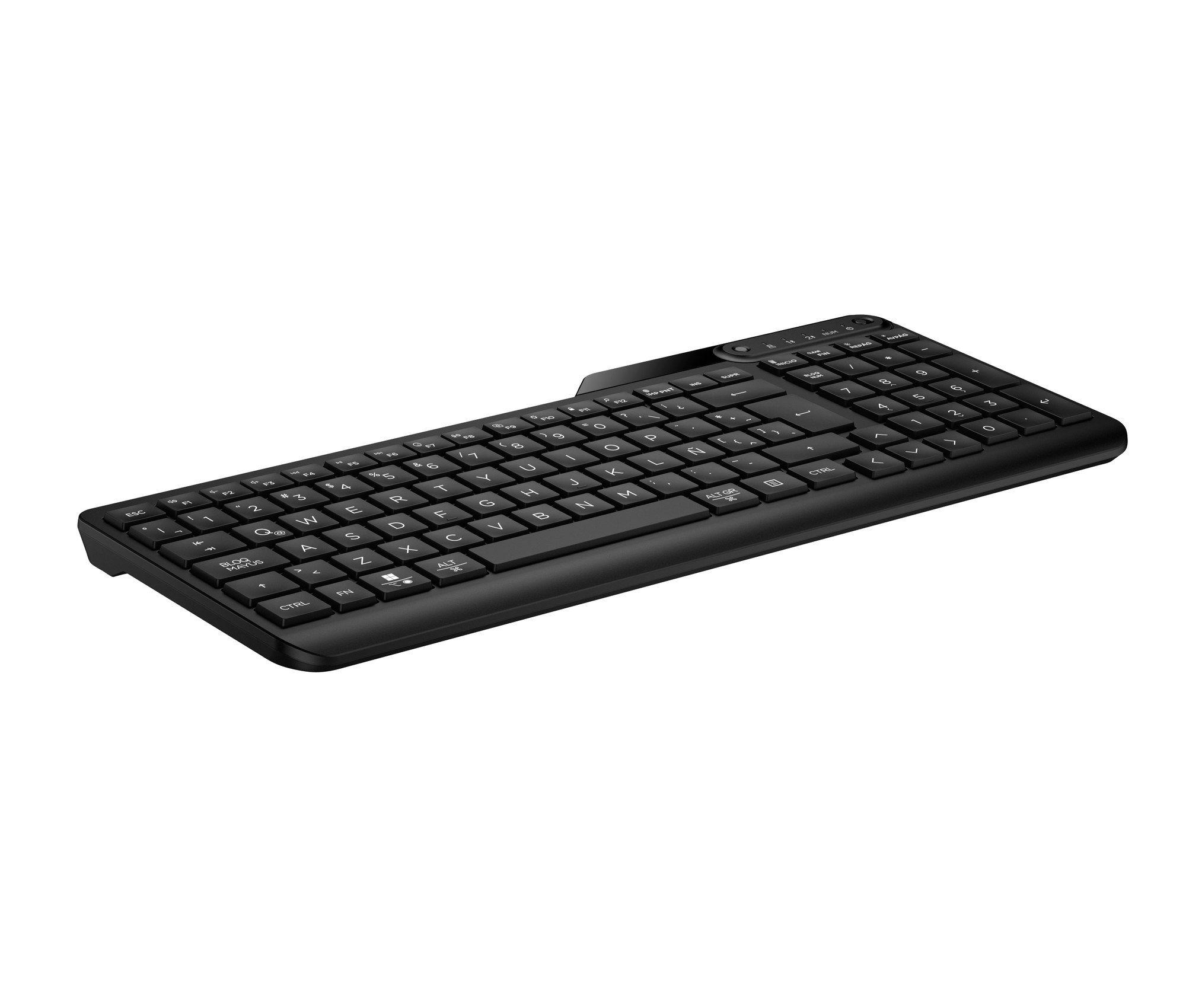 Teclado HP 475 (Interruptor de membrana - Tamanho completo - Bluetooth - Preto) — miniatura 2