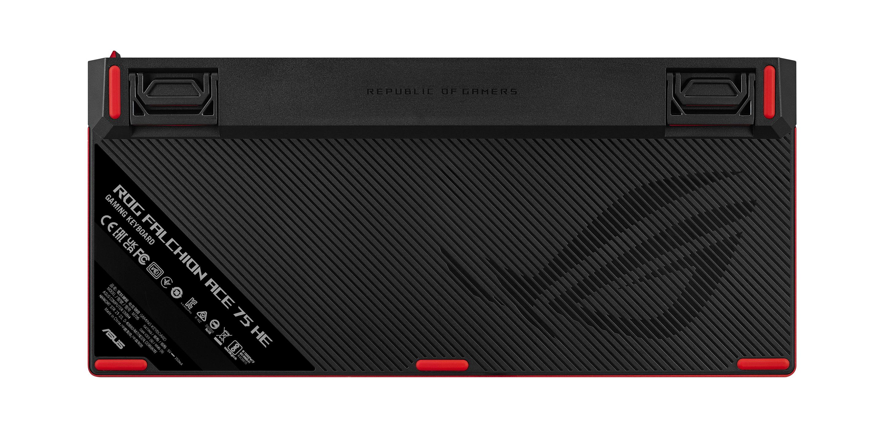 Teclado ASUS ROG Falchion Ace 75 HE (Switch magnético-mecânico - 75% - USB - Vermelho) — miniatura 4