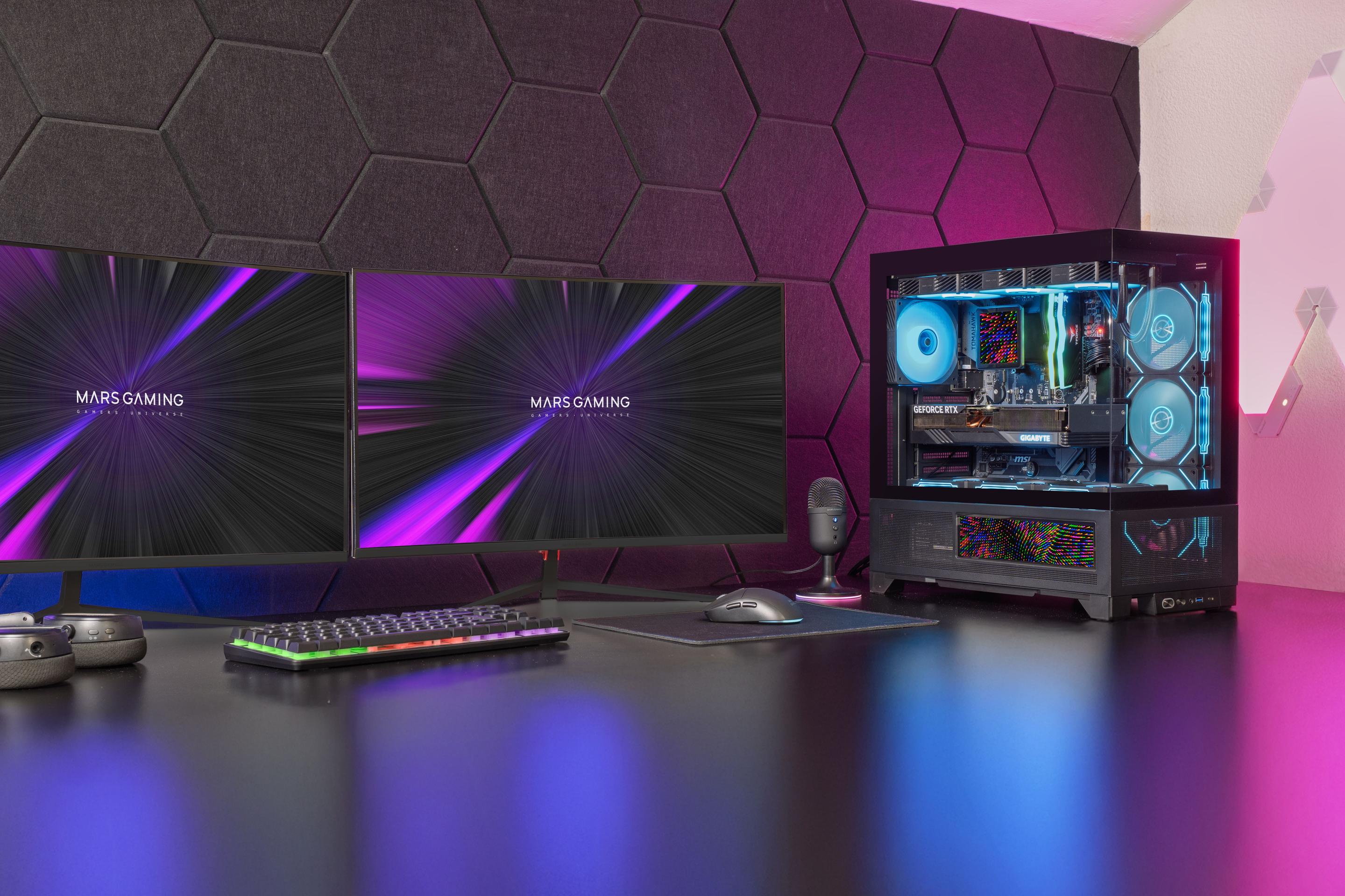 Caixa PC MARS GAMING MCLCDX (Ecrã IPS 9,16" - Preto) — miniatura 11