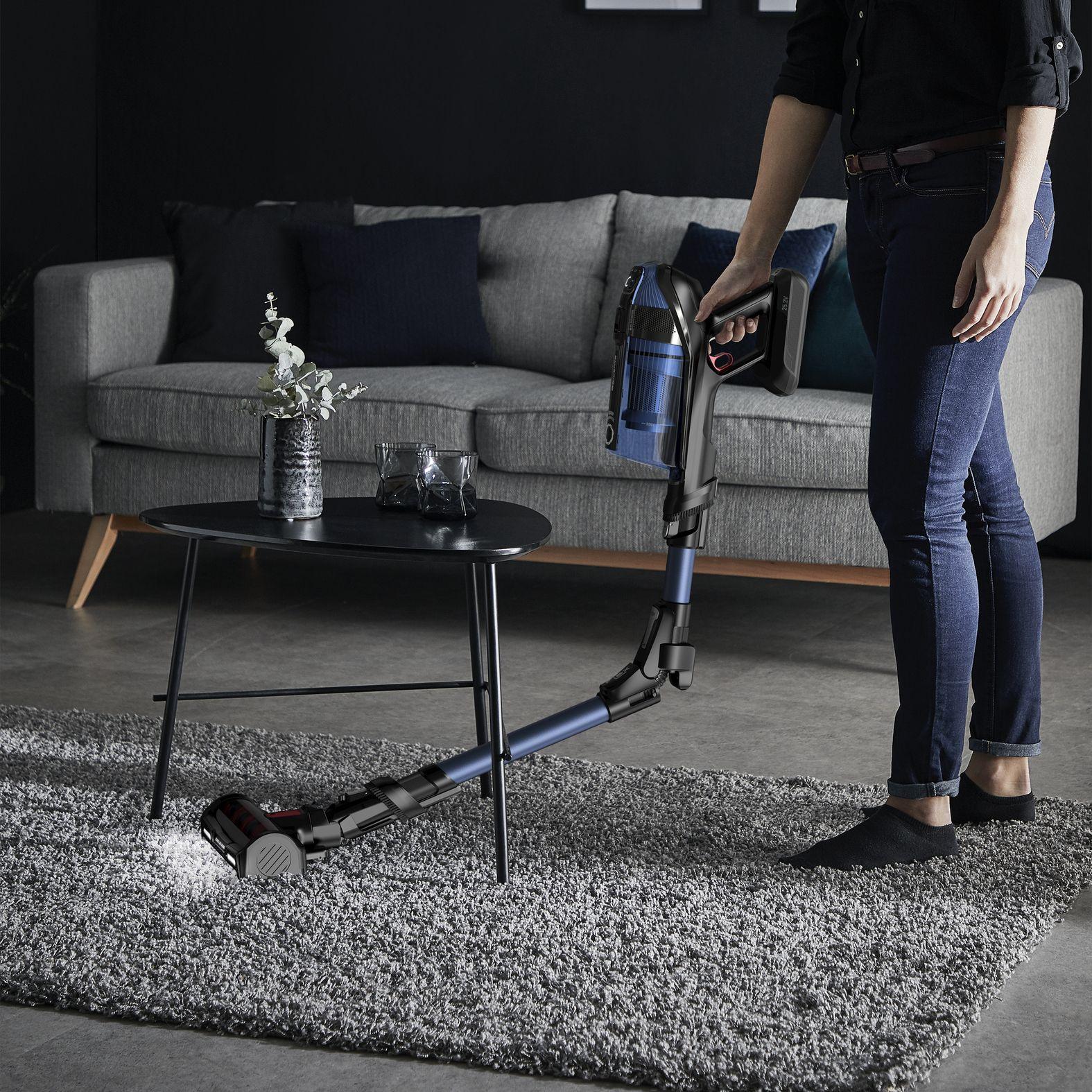 Aspirador Vertical 2 em 1 ROWENTA X-Force Flex 12.60 Aqua RH98C0WO (Altura 25,5 cm - Azul e Cinzento), miniatura 2