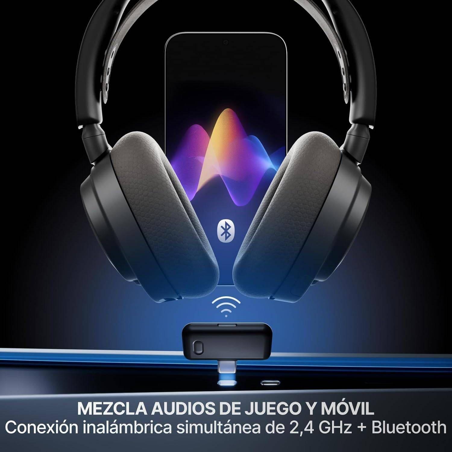 Headset Gaming STEELSERIES Arctis Nova 7P Gen 2 (Binaural - Sem fios - Circumaural - Preto) — miniatura 6