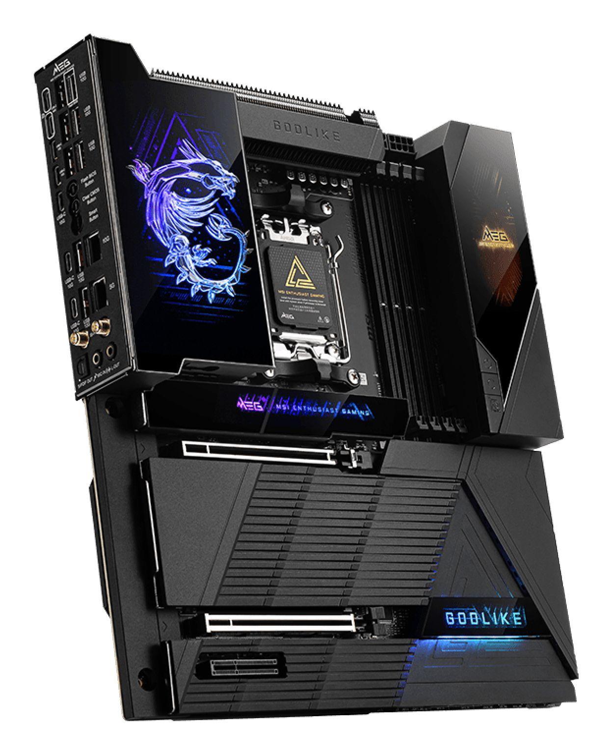 Motherboard MSI MEG X870E GODLIKE (AM5 - Extended ATX - Duplo canal - Preto), miniatura 4
