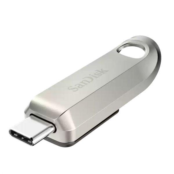 Pen USB SANDISK SDCZ75-256G-G46 (256 GB - Deslizante - USB Tipo-C - Prateado) — miniatura 3